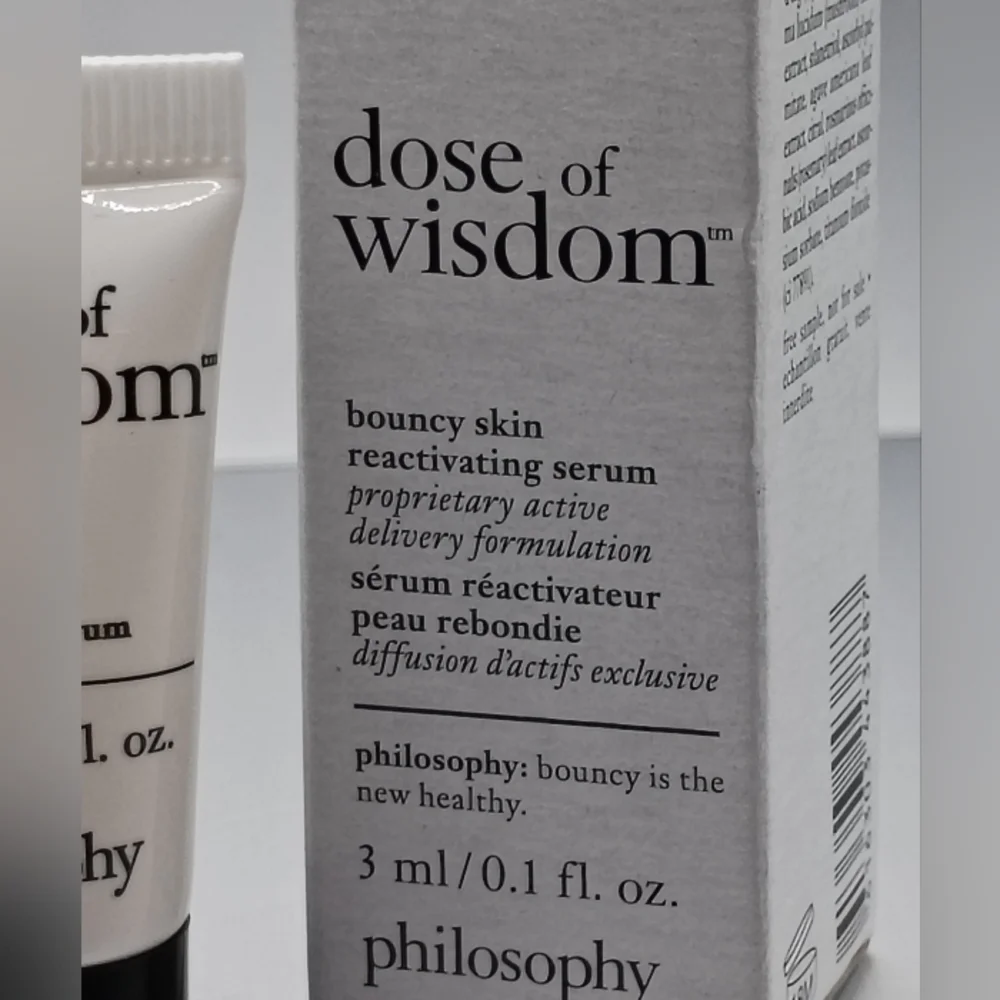5 For $25 Item🌸 Philosophy Dose Of Wisdom Bouncy Skin Reactivating Serum - Picture 2 of 4
